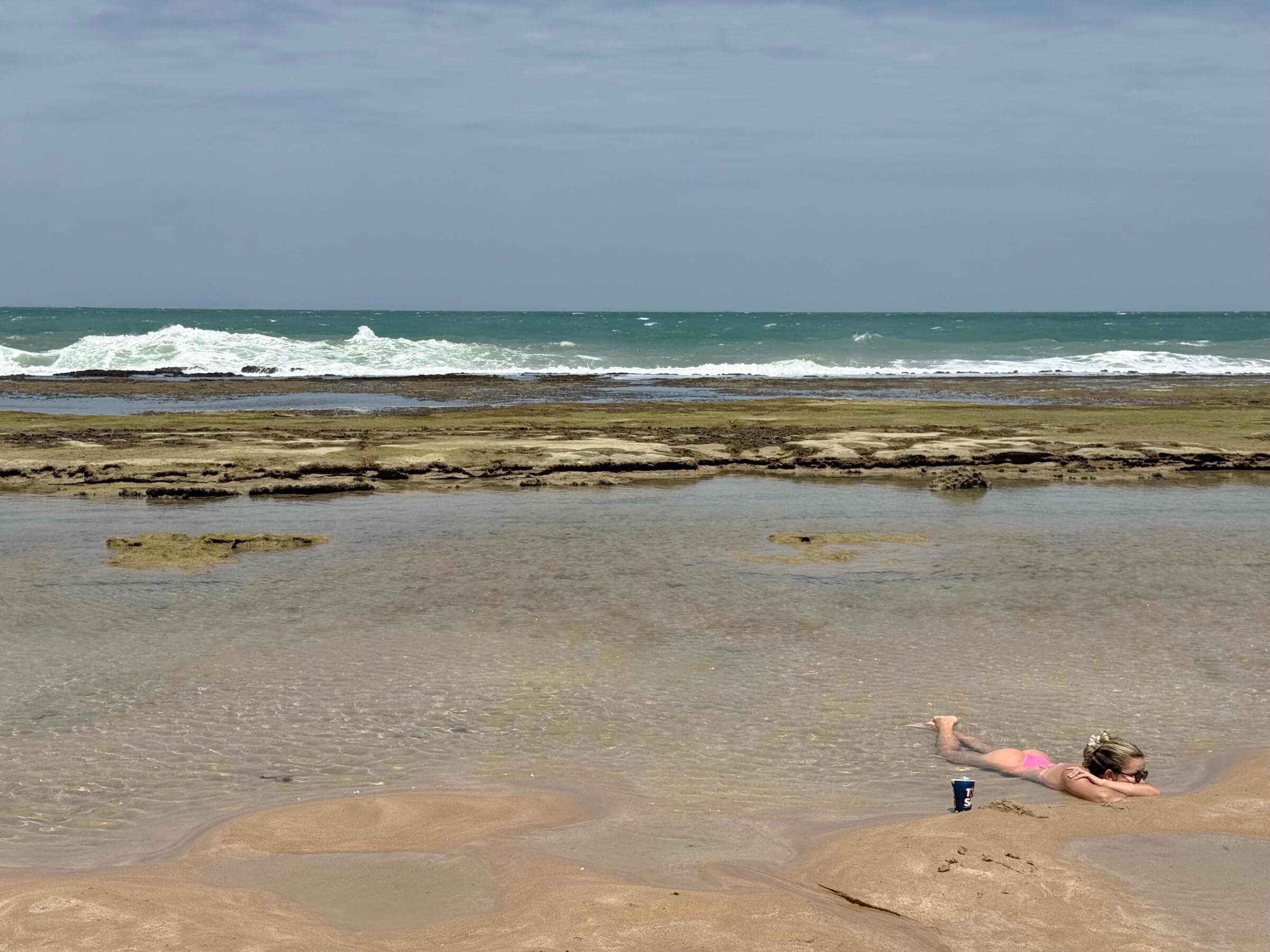 Praia de Muro Alto ao fim de tarde, Pernambuco